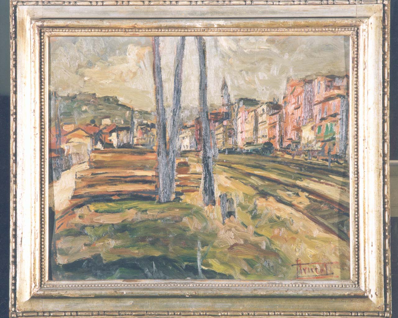 paesaggio (dipinto) di Striccoli Carlo (prima metà sec. XX)