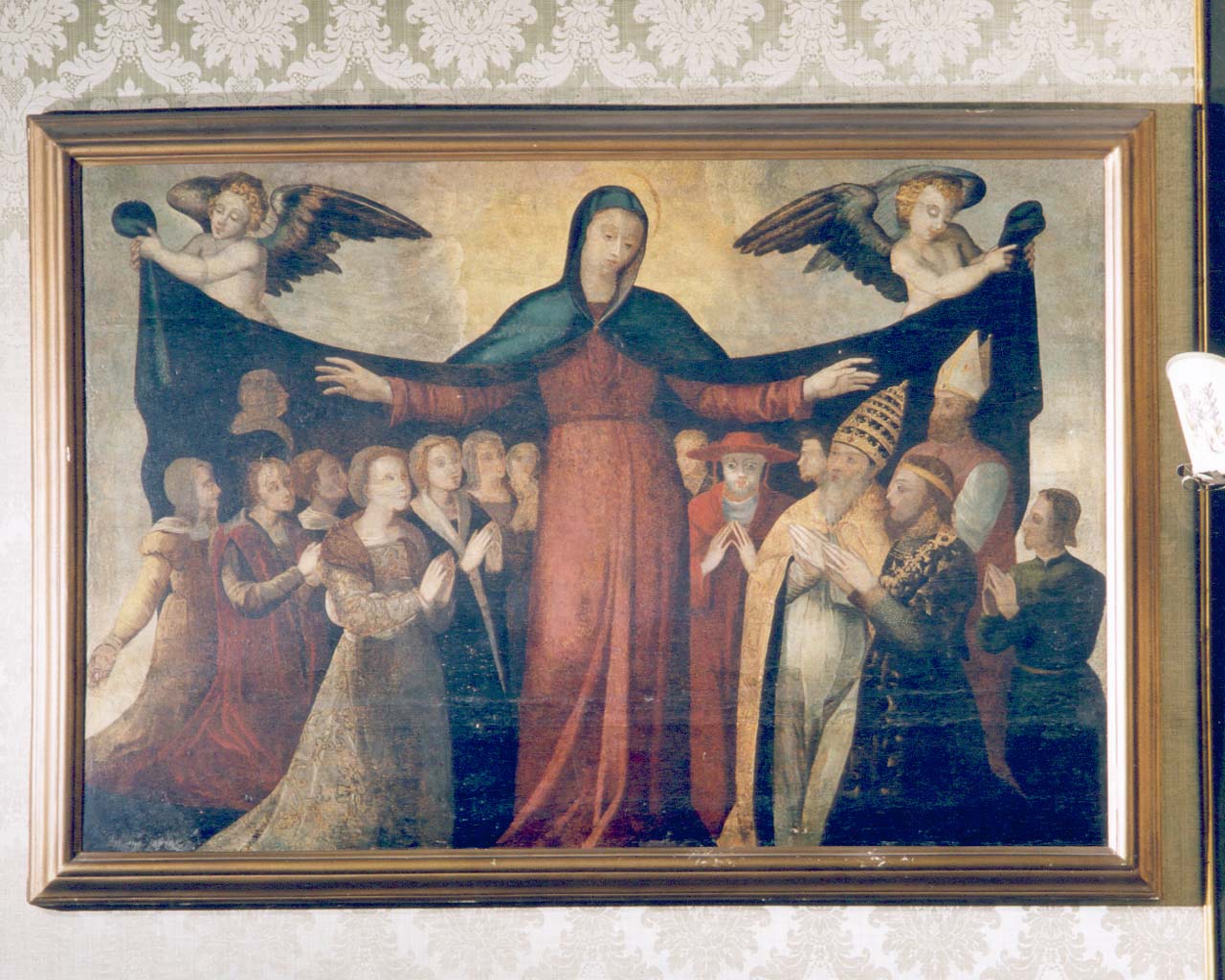 Madonna dei raccomandati, Madonna della Misericordia (dipinto) - ambito napoletano (seconda metà sec. XVI)