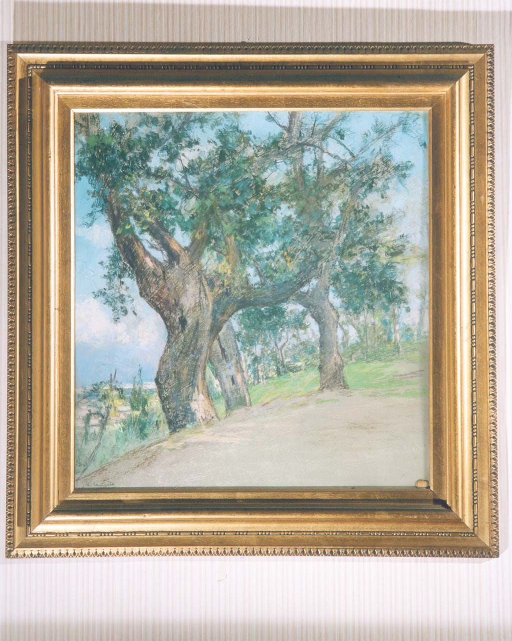 paesaggio (dipinto) di Cannata Antonio (prima metà sec. XX)