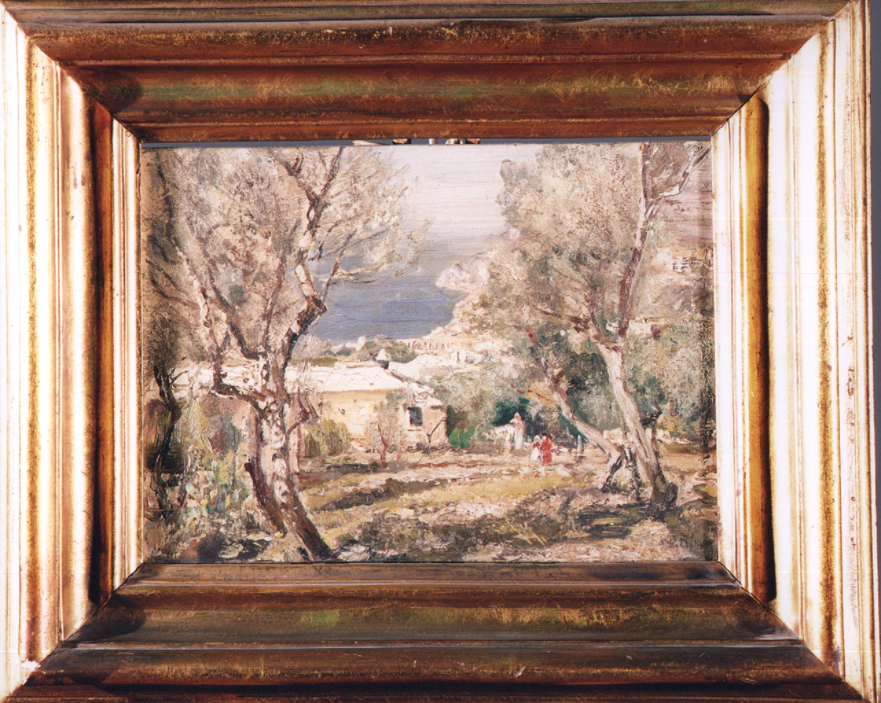 paesaggio (dipinto) di Pratella Attilio (primo quarto sec. XX)