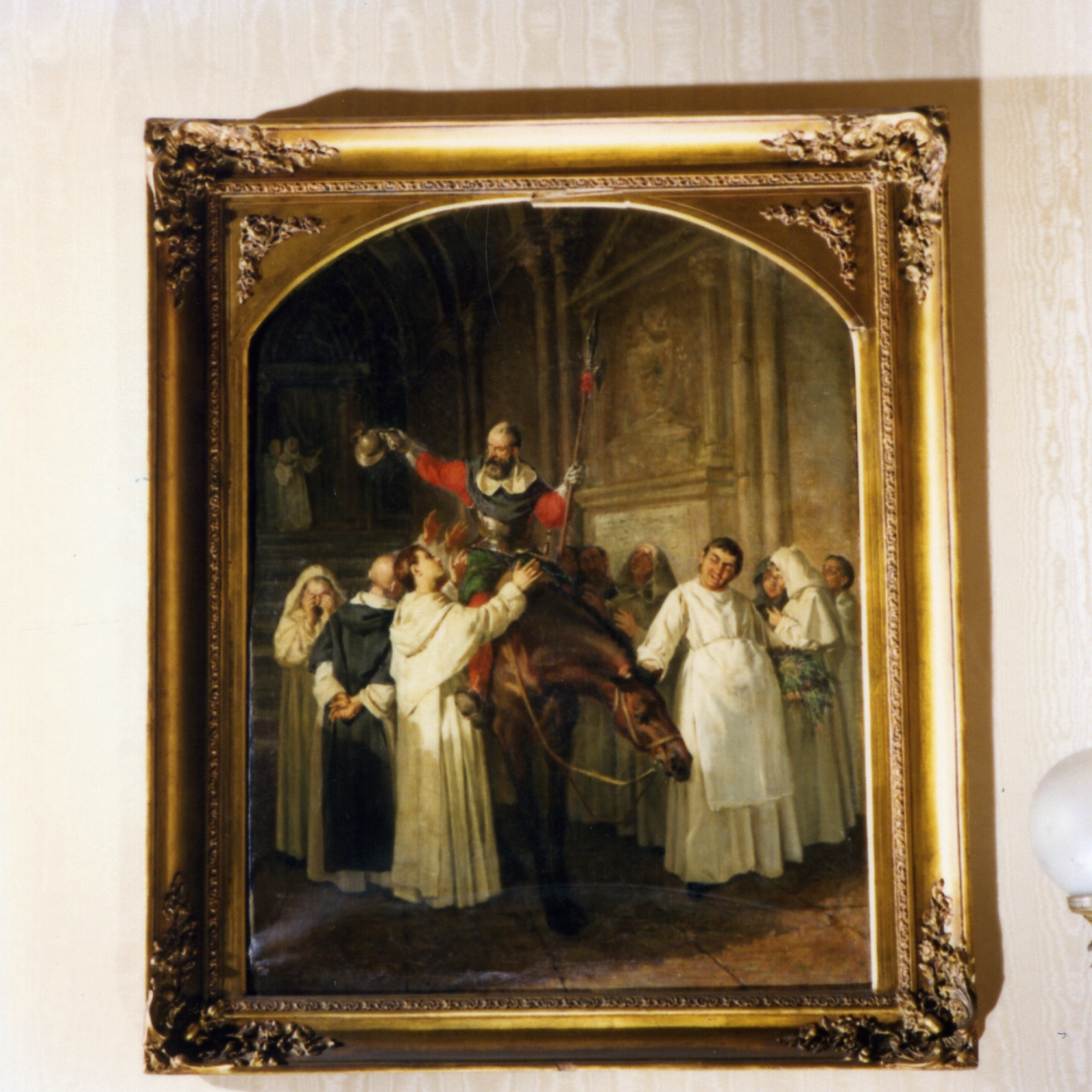 episodio dell'assedio di firenze (dipinto) di Parisi Nicola (seconda metà sec. XIX)