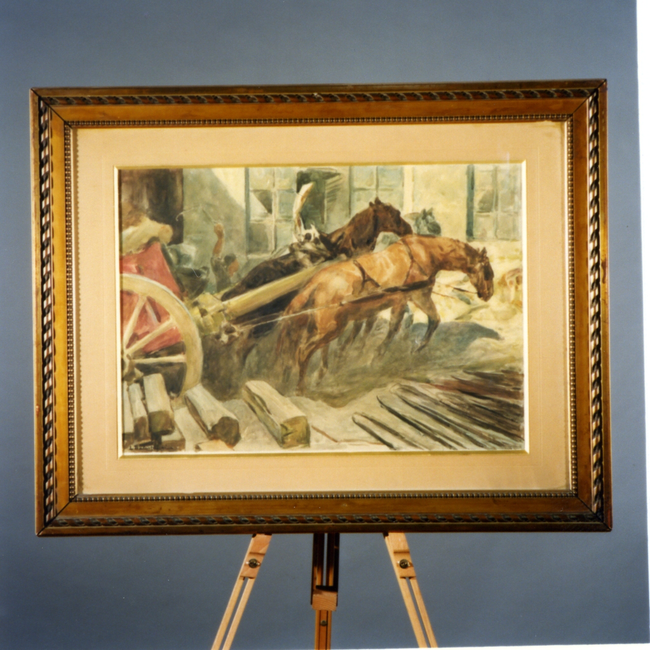 cavalli (dipinto) di Balestrieri Lionello (sec. XX)