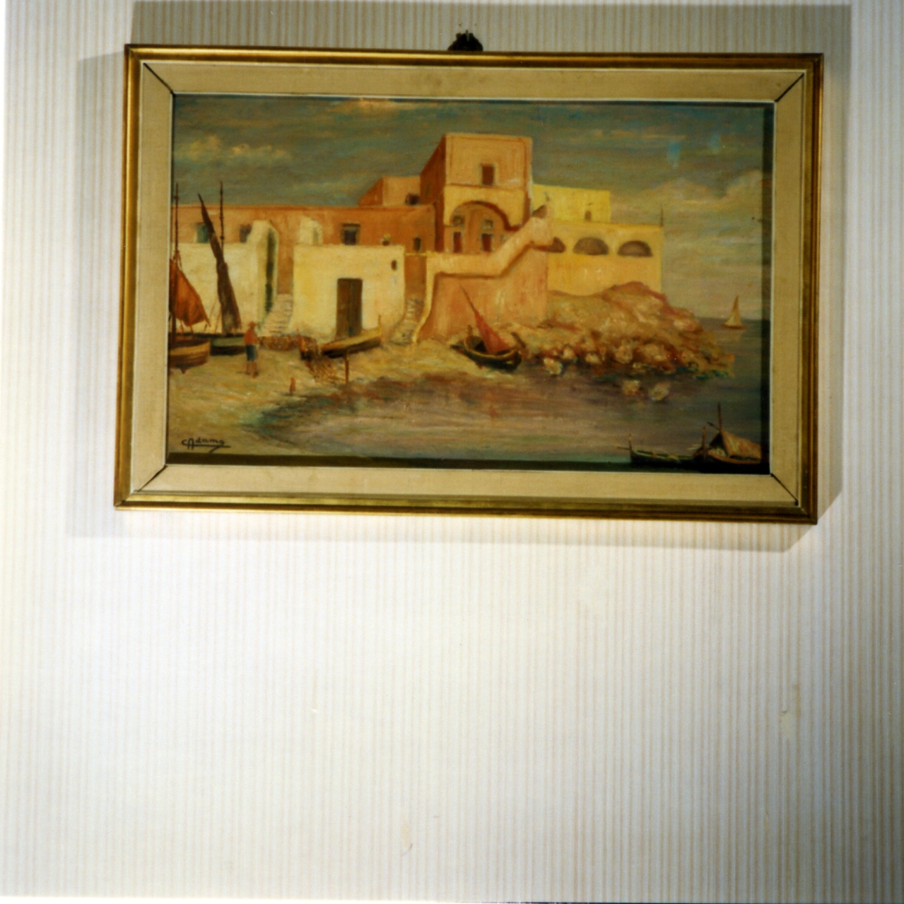 marina (dipinto) di Adamo Carmine (sec. XX)