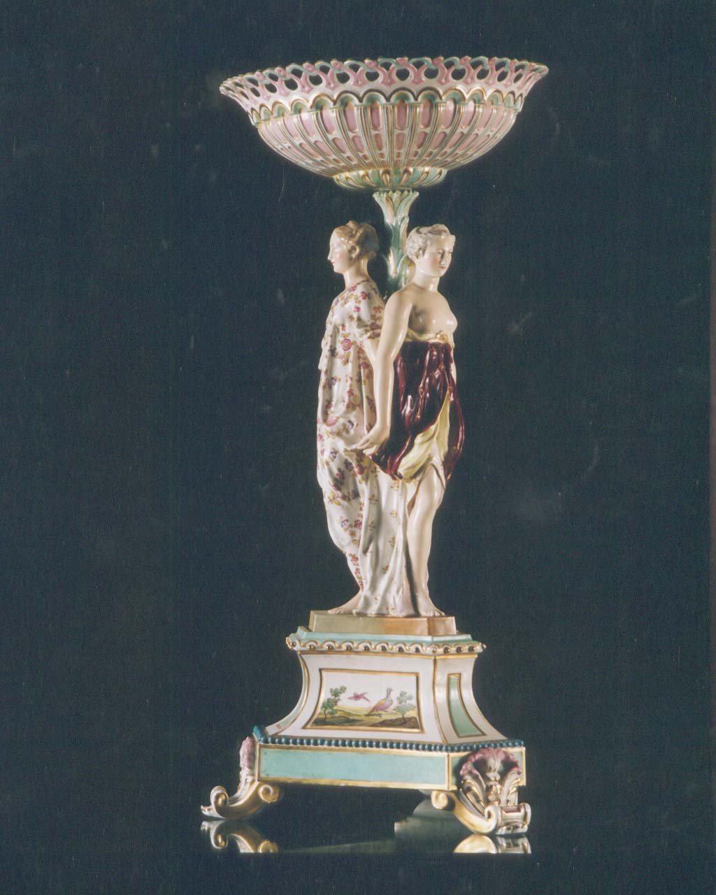 alzata, serie - manifattura di Meissen (fine sec. XVIII)