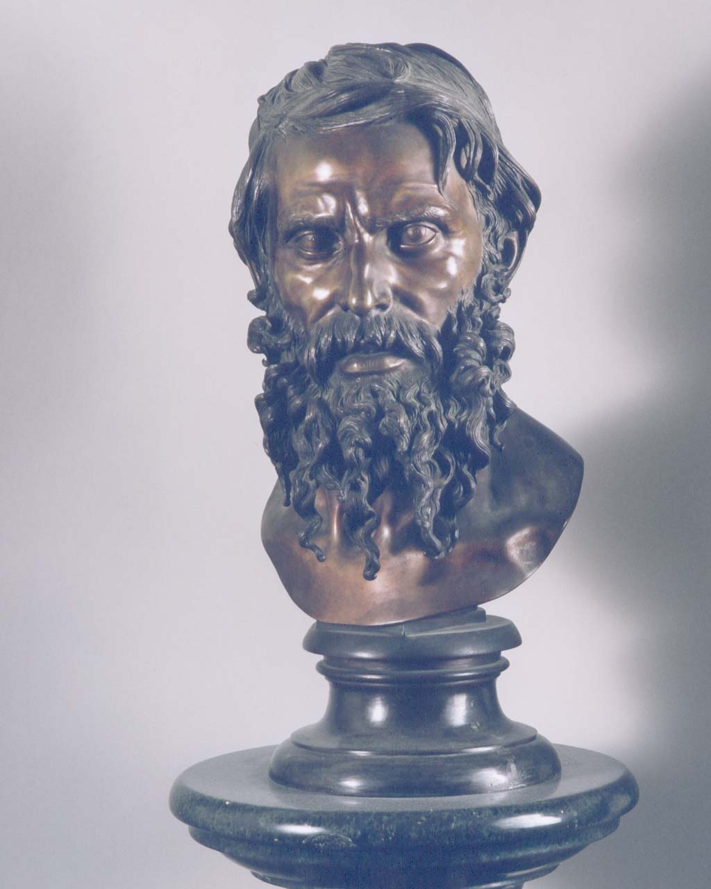 testa di filosofo (scultura) di Gemito Vincenzo (sec. XIX)