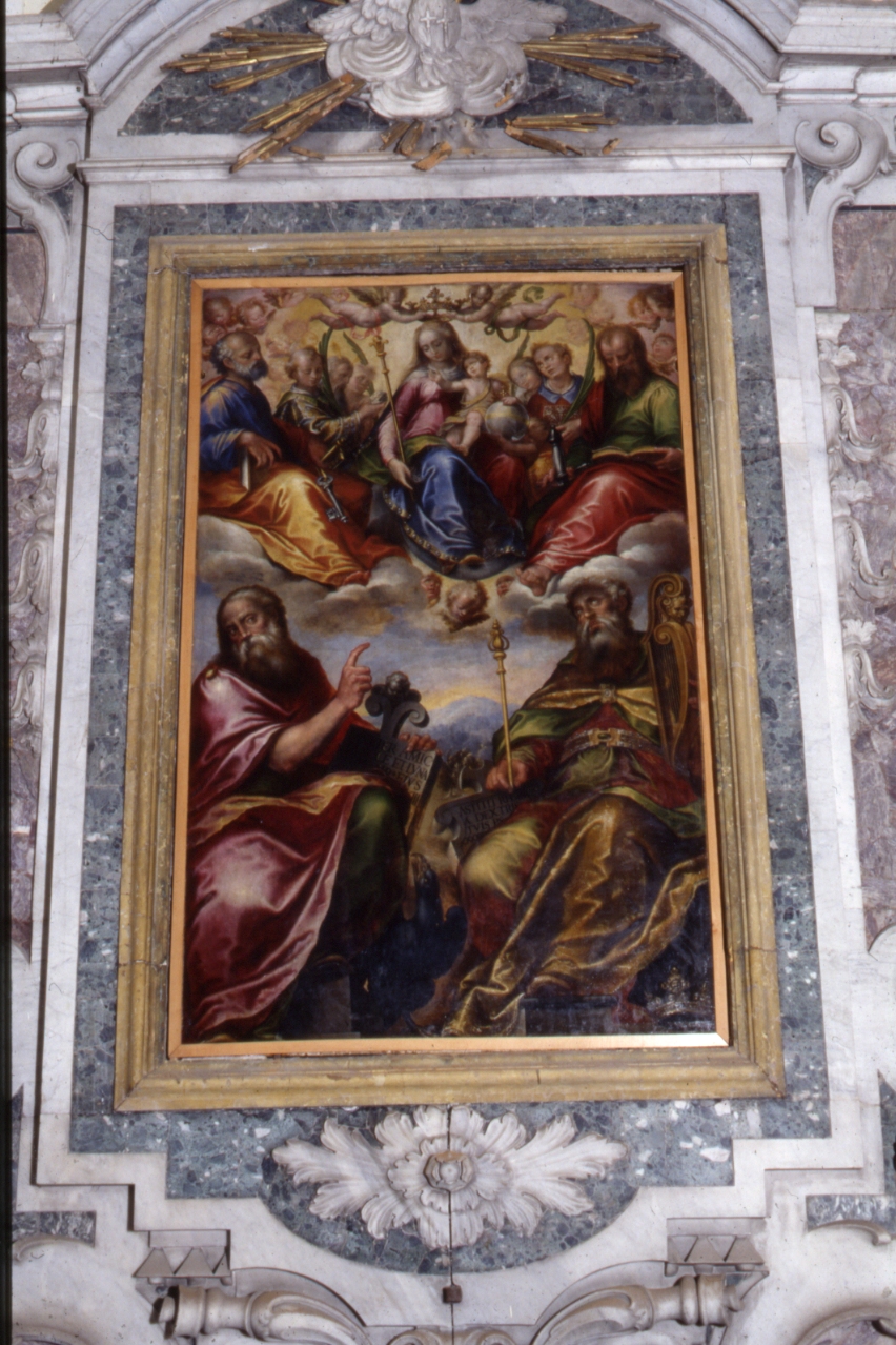 Madonna d'ognissanti (dipinto) di Imparato Girolamo (ultimo quarto sec. XVI)