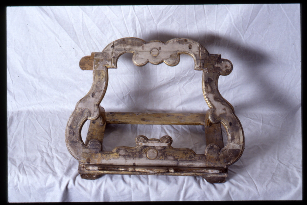 leggio da tavolo, serie - bottega napoletana (fine sec. XVIII)