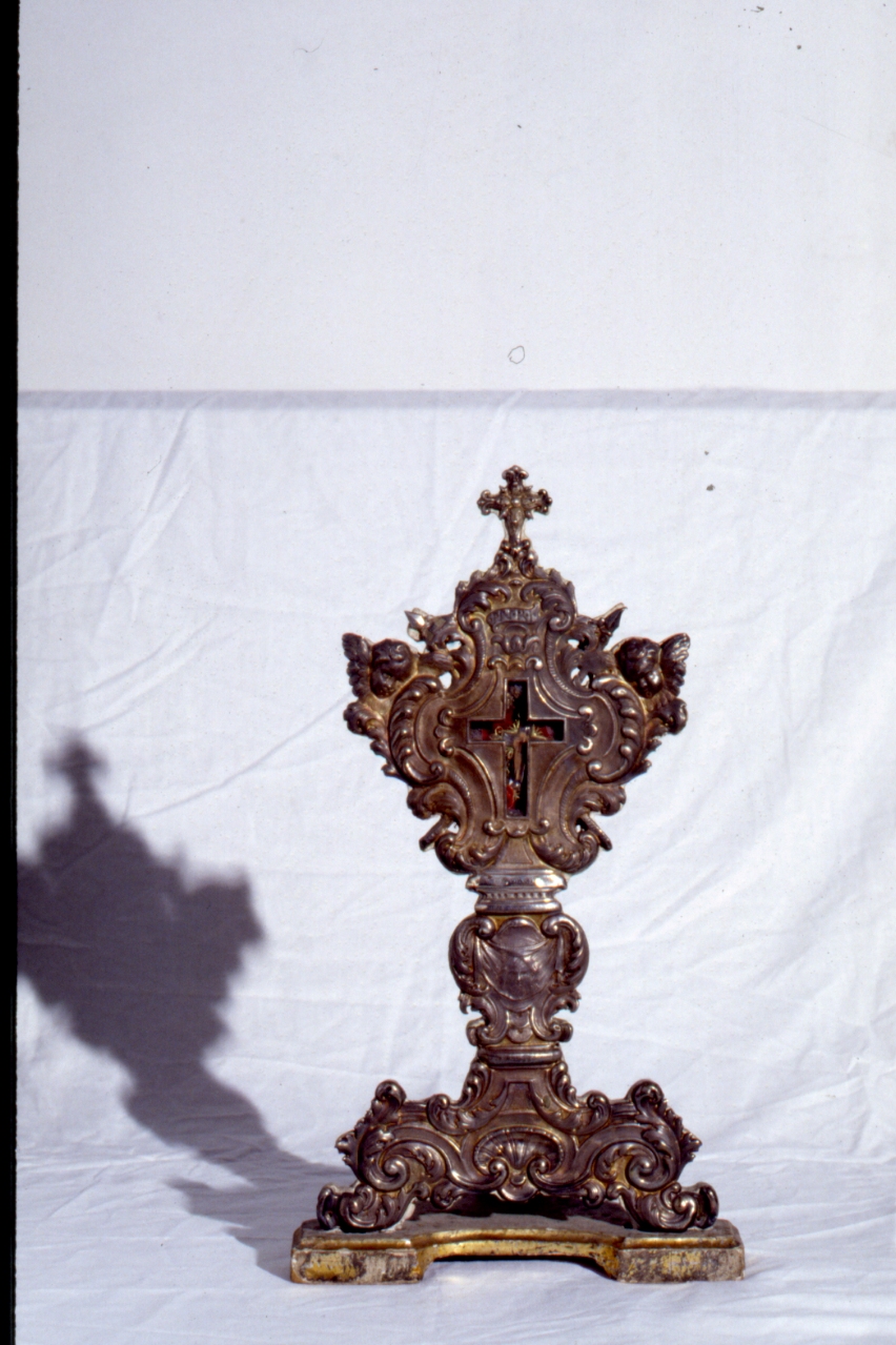 reliquiario - a ostensorio - bottega napoletana (sec. XVIII)