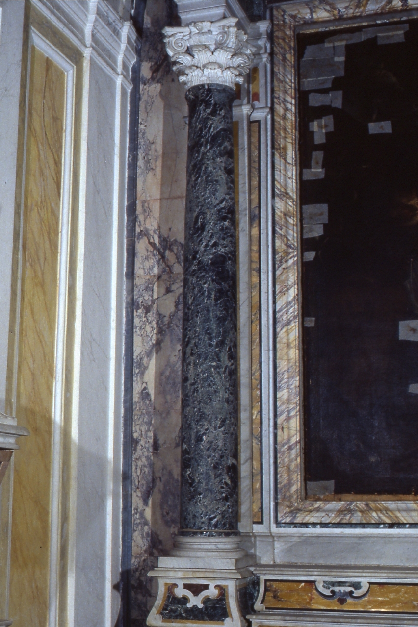 colonna - corinzia, ELEMENTO D'INSIEME - manifattura napoletana (FINE SEC. XVII)