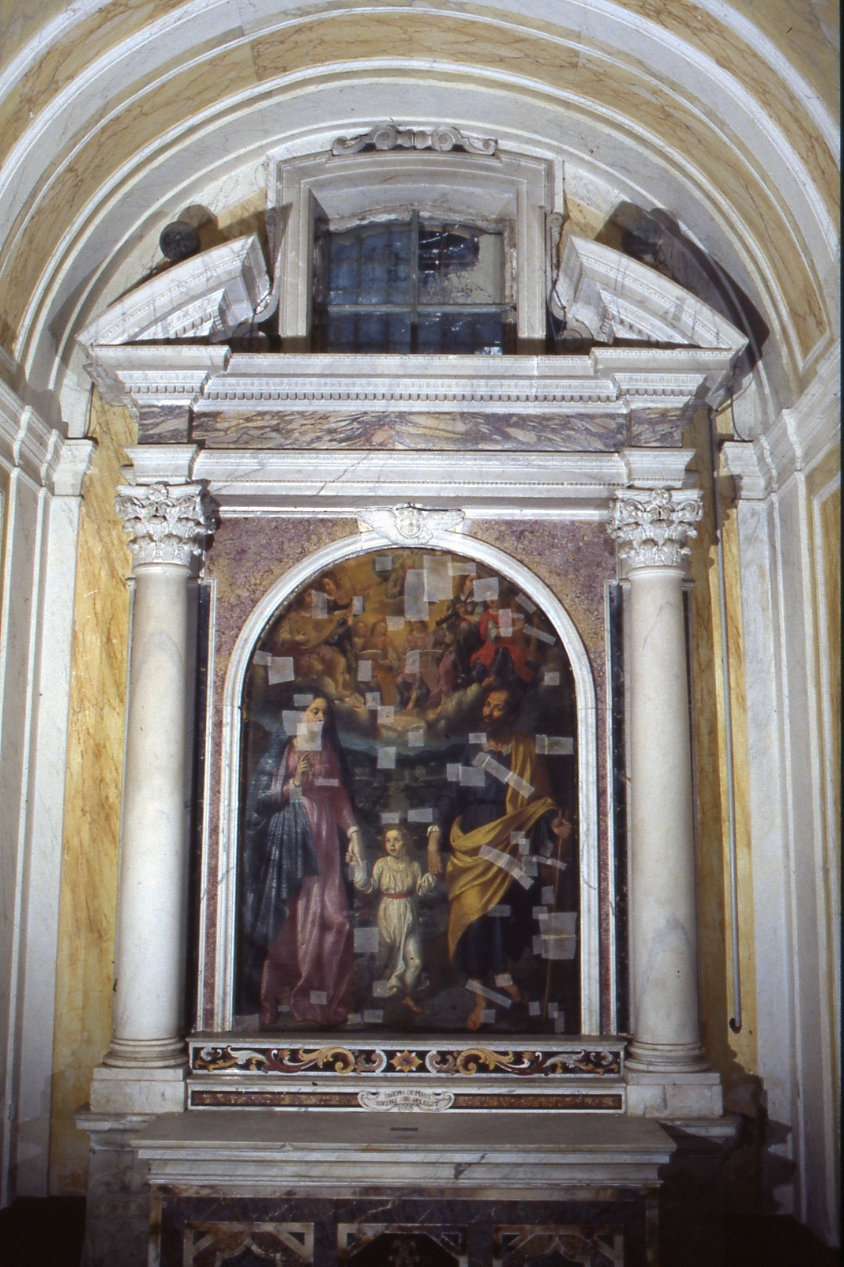 MOSTRA D'ALTARE, INSIEME - BOTTEGA NAPOLETANA (Metà SEC. XVII)