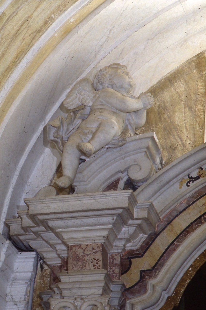 PUTTO (SCULTURA) - AMBITO NAPOLETANO (Seconda metà SEC. XVII)