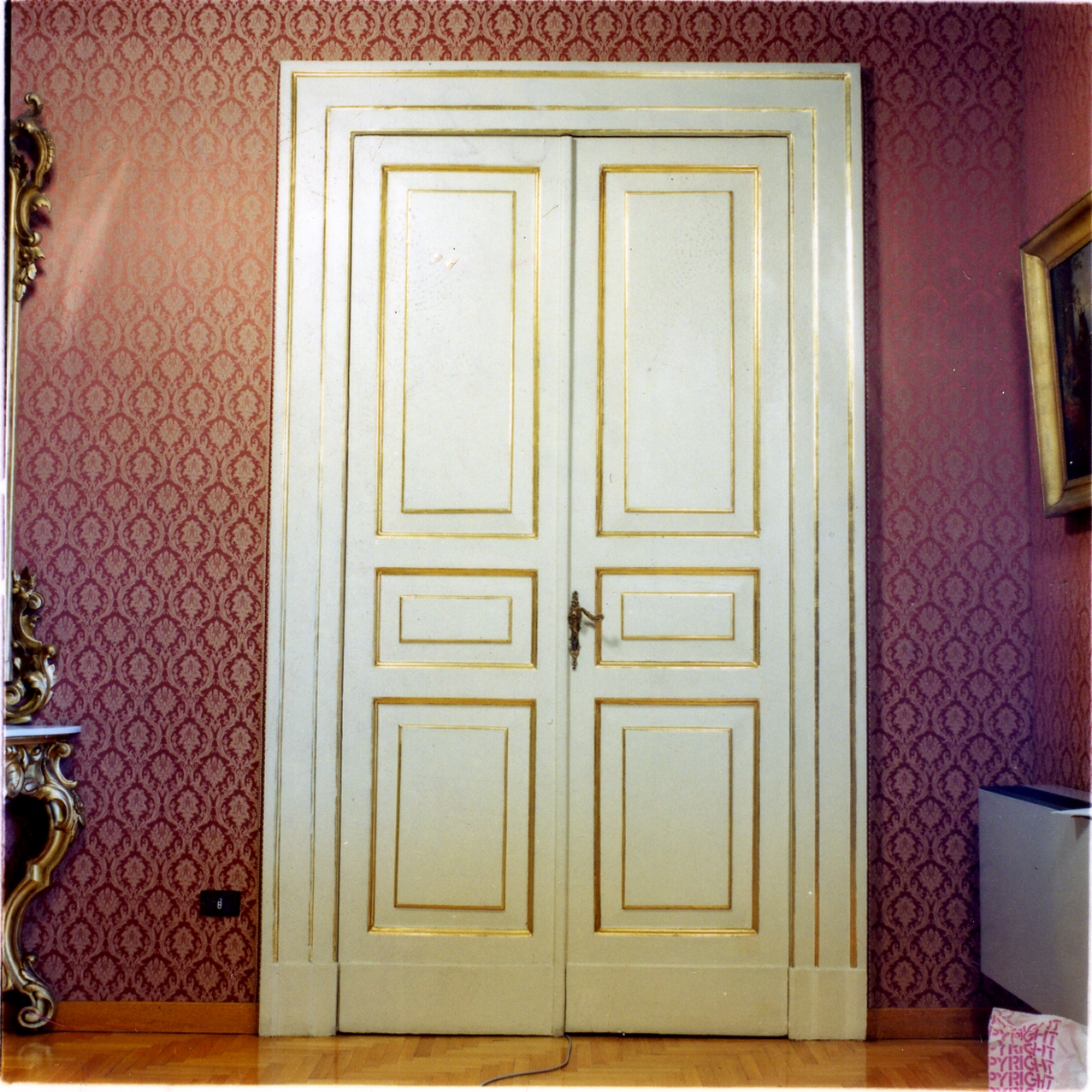 porta - a due battenti, serie - bottega napoletana (prima metà sec. XIX)