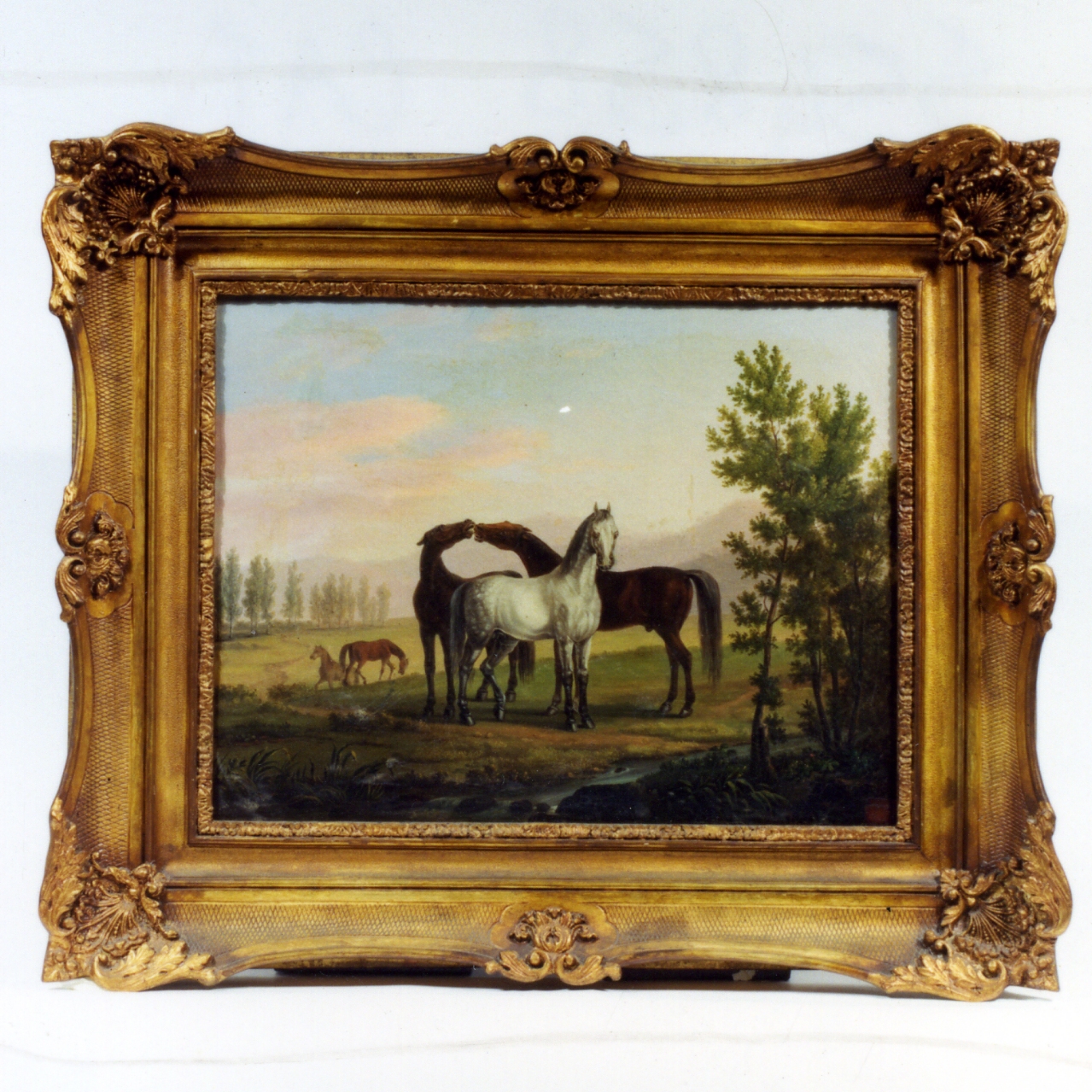 paesaggio con animali (dipinto) di Cobianchi Giovanni (sec. XIX)