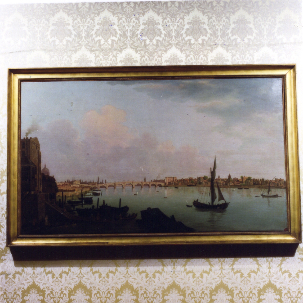 veduta del Tamigi (dipinto) di Smith Francis (sec. XVIII)