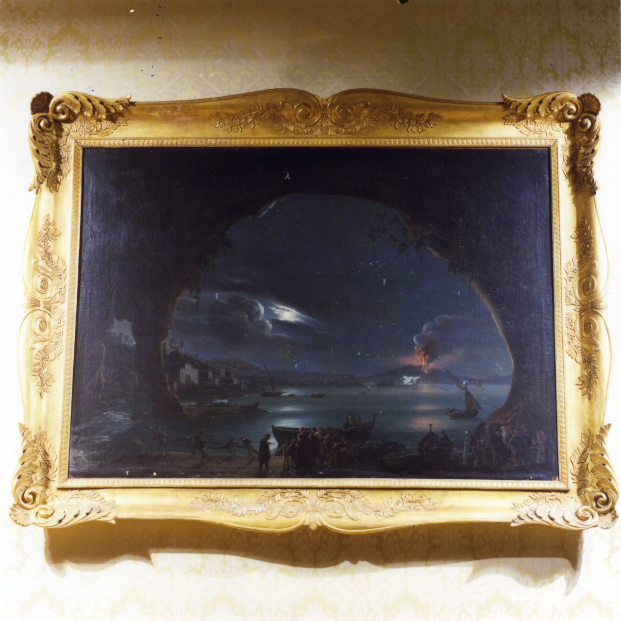 paesaggio notturno (dipinto) di Cobianchi Giovanni (sec. XIX)