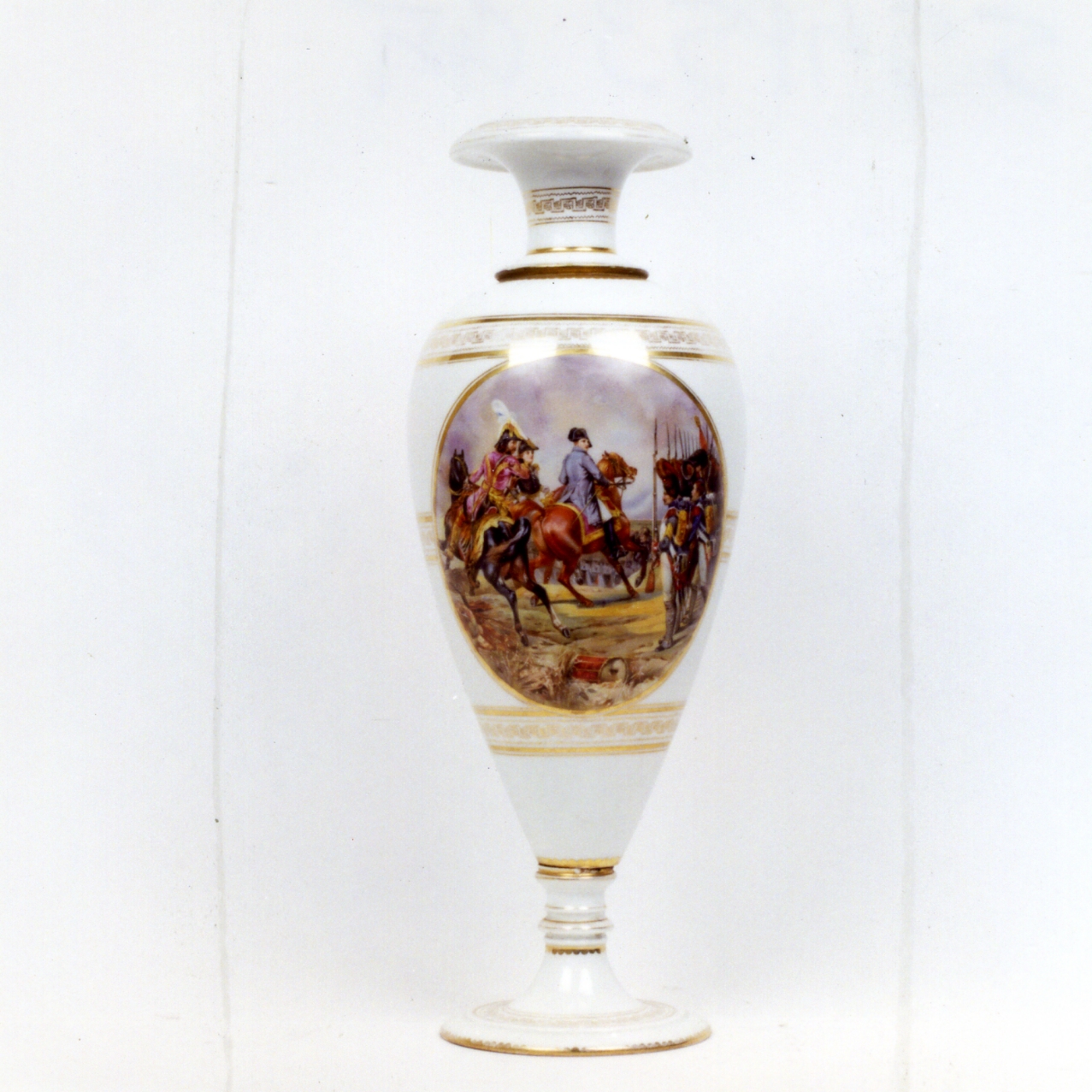 motivi decorativi geometrici (vaso da fiori, serie) - bottega francese (inizio sec. XIX)