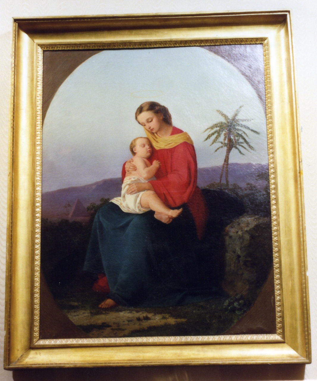 riposo nella fuga in Egitto (dipinto) di Isè Giuseppe (prima metà sec. XIX)