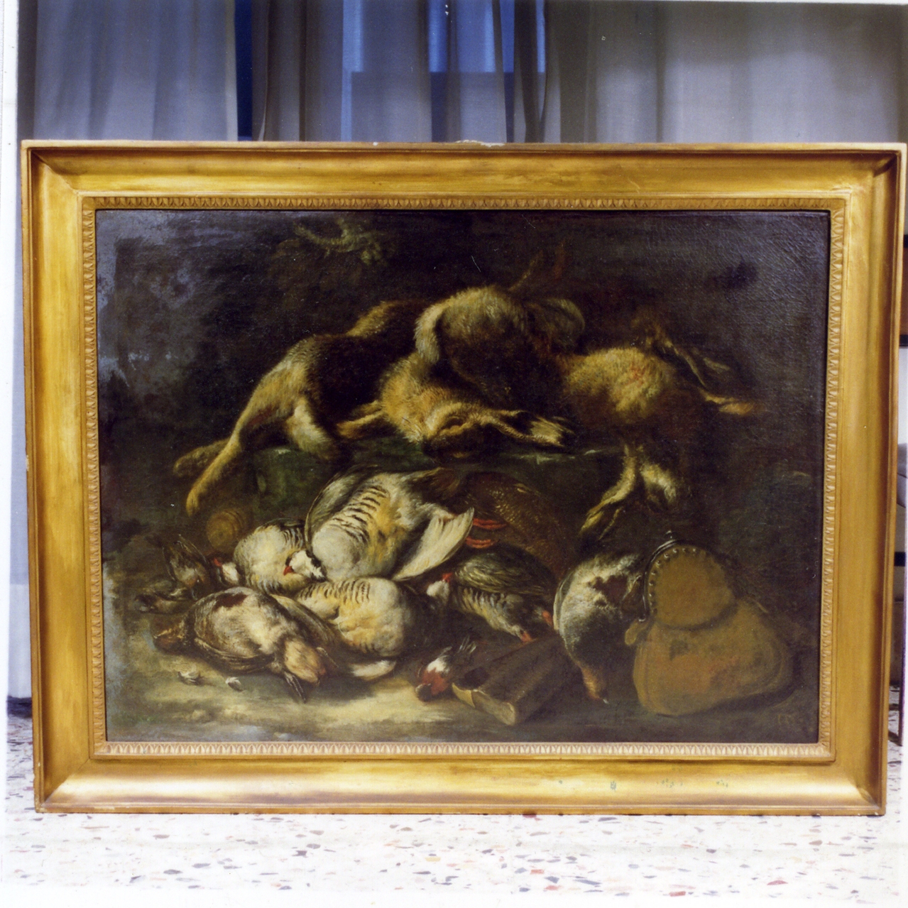 natura morta con cacciagione (dipinto) di De Caro Baldassare (prima metà sec. XVIII)