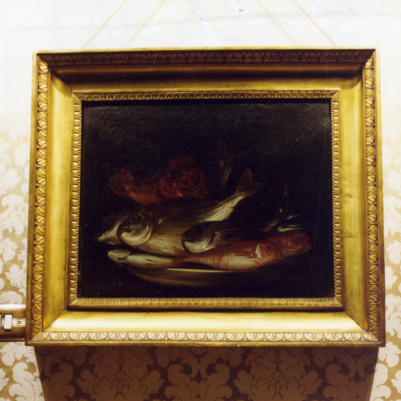 natura morta con pesci (dipinto) di Navarra Giuseppe (prima metà sec. XIX)