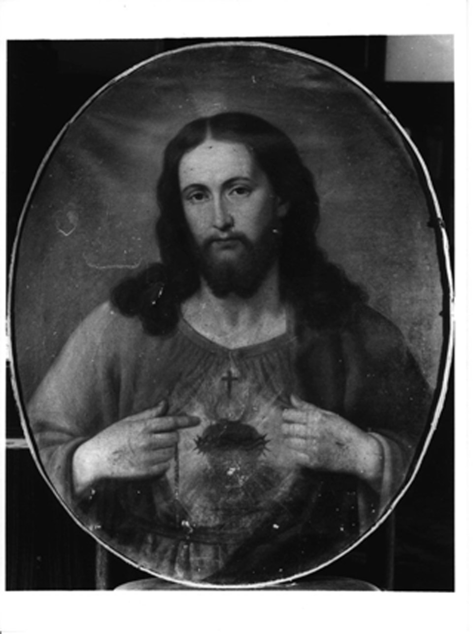 Sacro Cuore di Gesù (dipinto) - ambito napoletano (seconda metà sec. XIX)