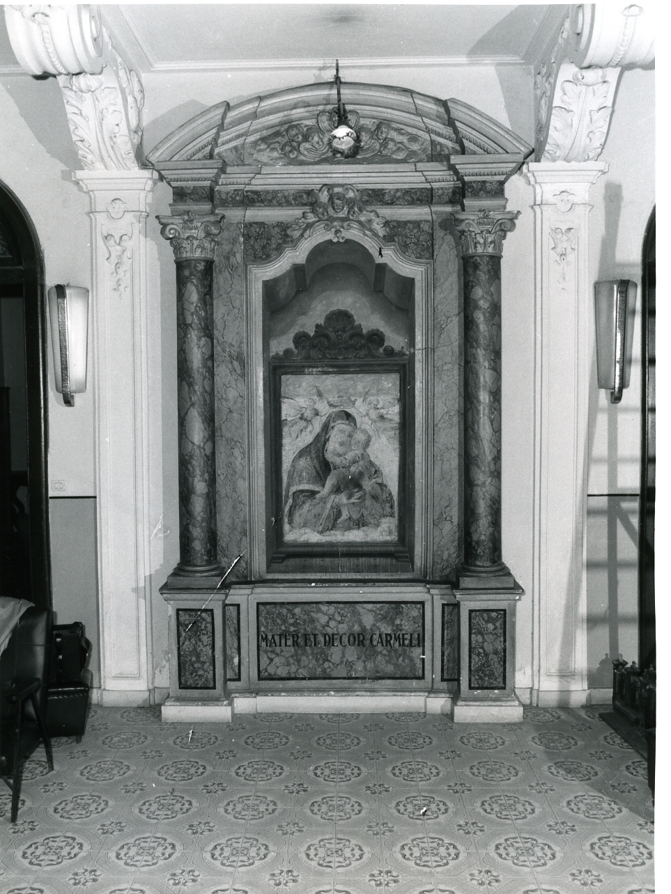 mostra di nicchia - bottega napoletana (metà sec. XVIII)