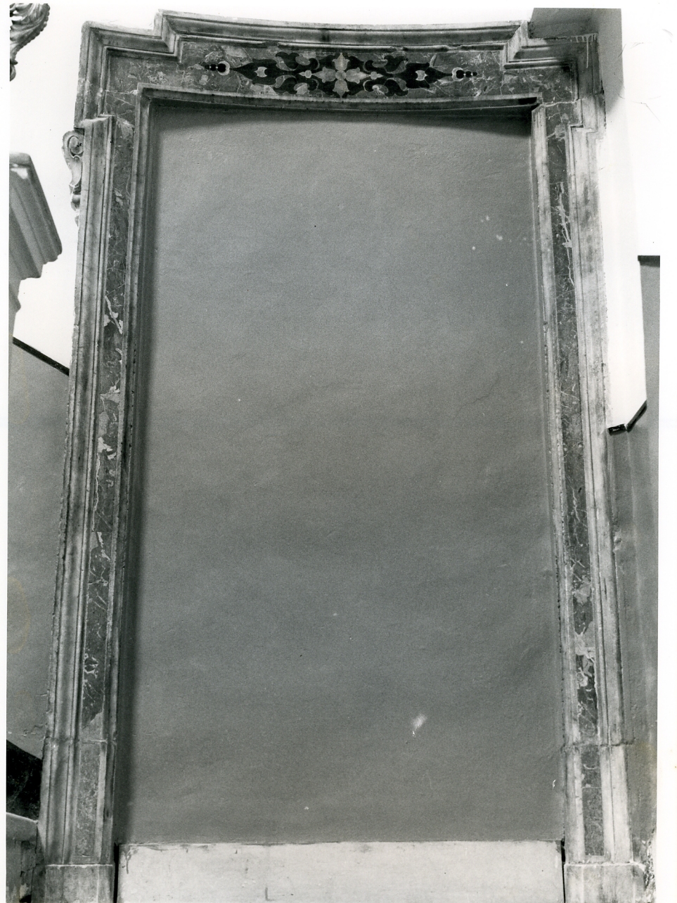 mostra di porta, serie - bottega napoletana (metà sec. XVII)