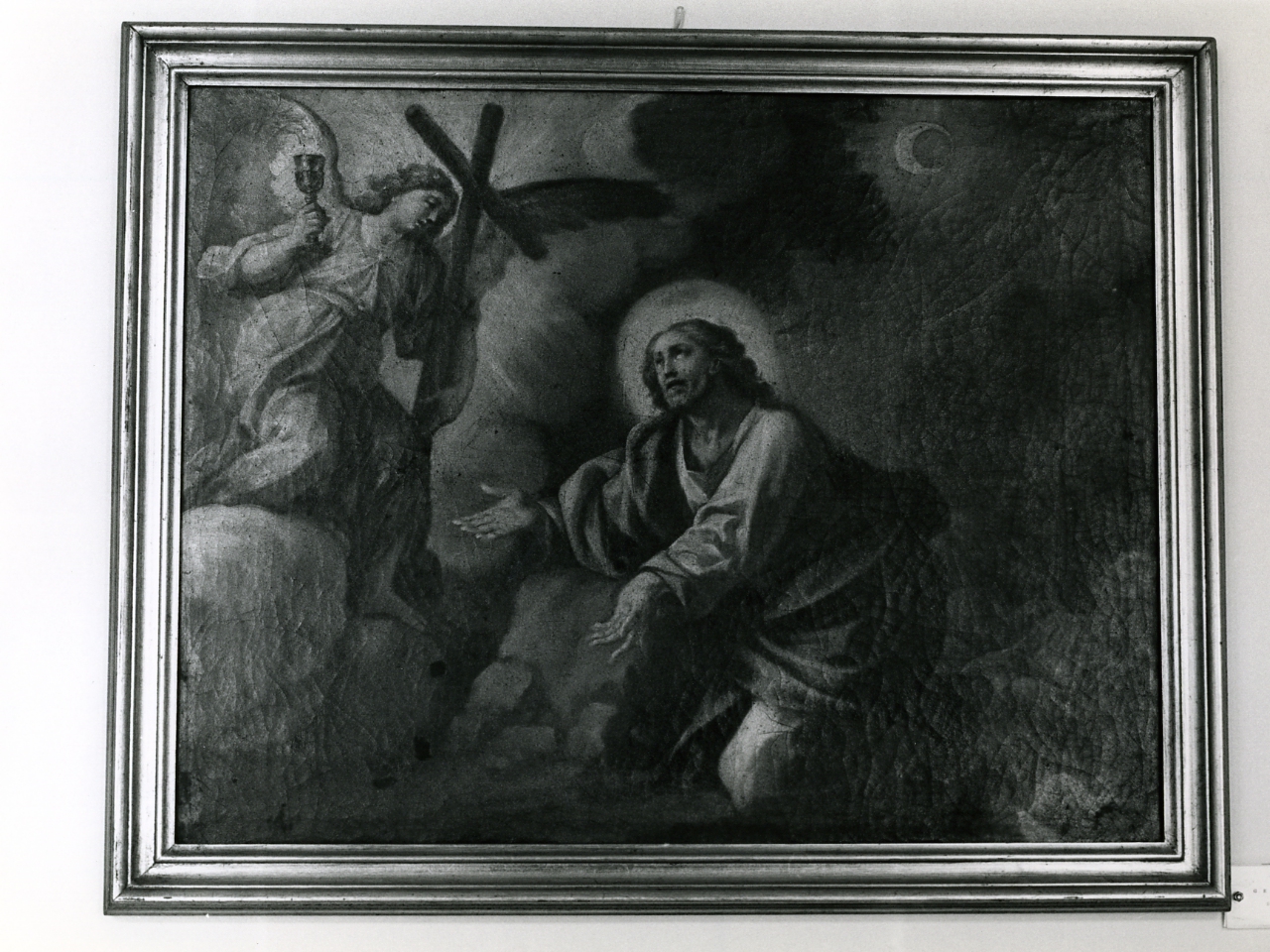 CRISTO NELL'ORTO DI GETHSEMANI (DIPINTO) - AMBITO NAPOLETANO (Metà sec. XVIII)