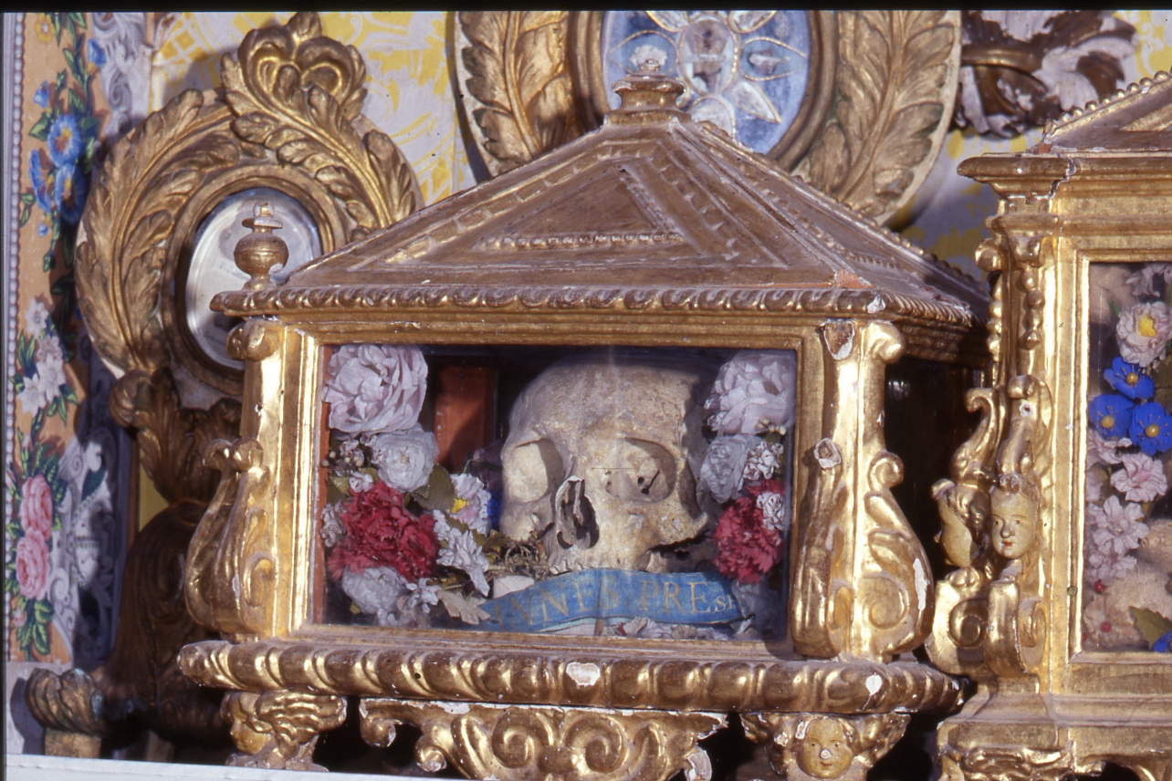 RELIQUIARIO - A TECA - manifattura napoletana (Metà SEC. XVIII)