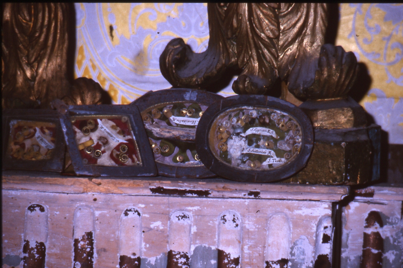 RELIQUIARIO - manifattura napoletana (Metà SEC. XIX)