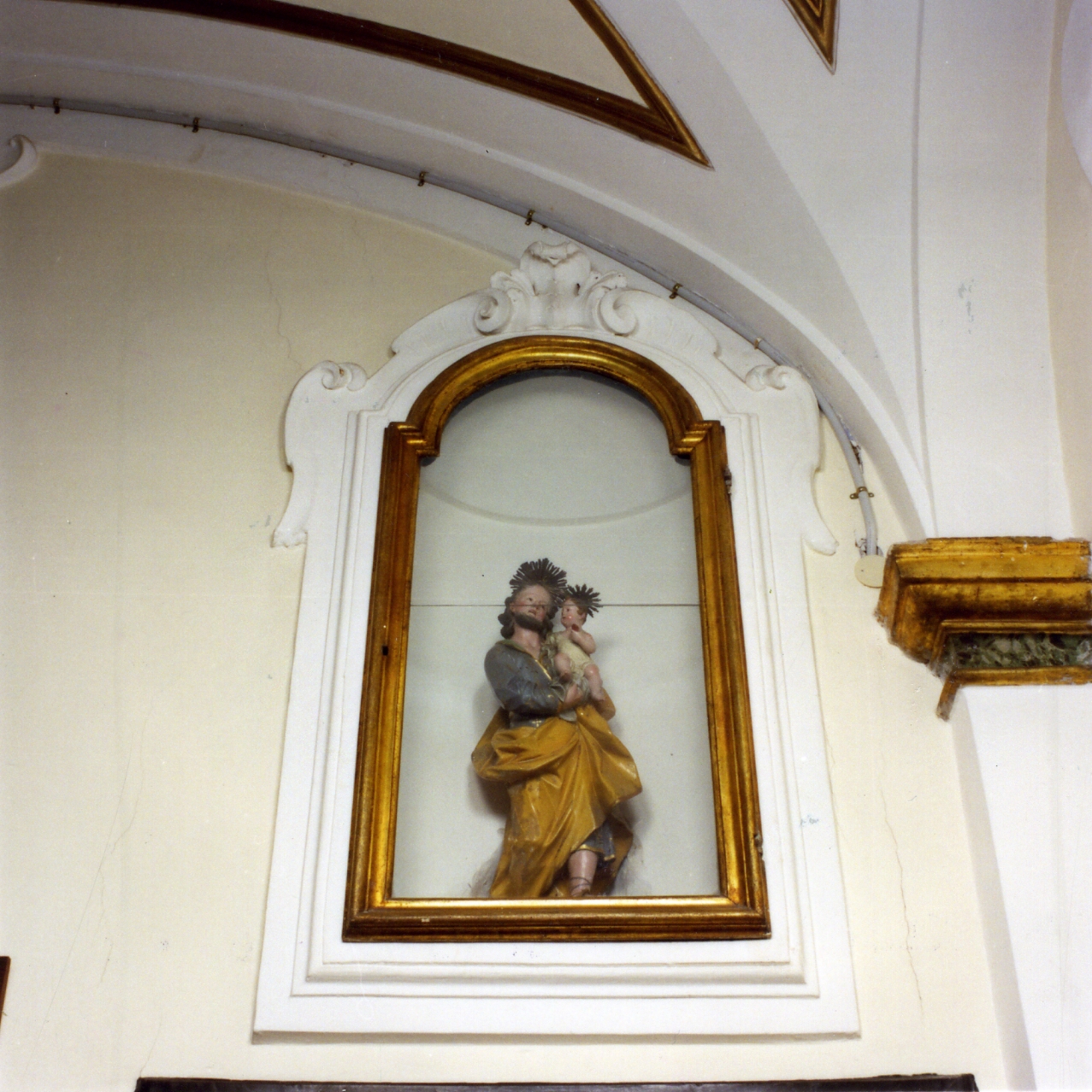 mostra di nicchia, serie - bottega napoletana (inizio sec. XVIII)