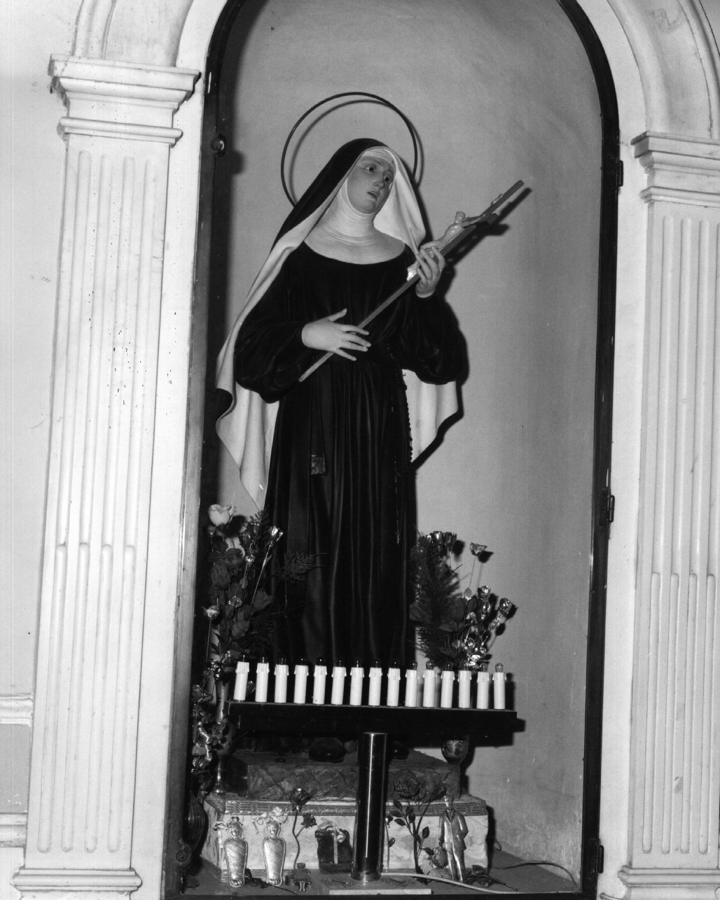 Santa Rita da Cascia (statua) - bottega napoletana (primo quarto sec. XX)