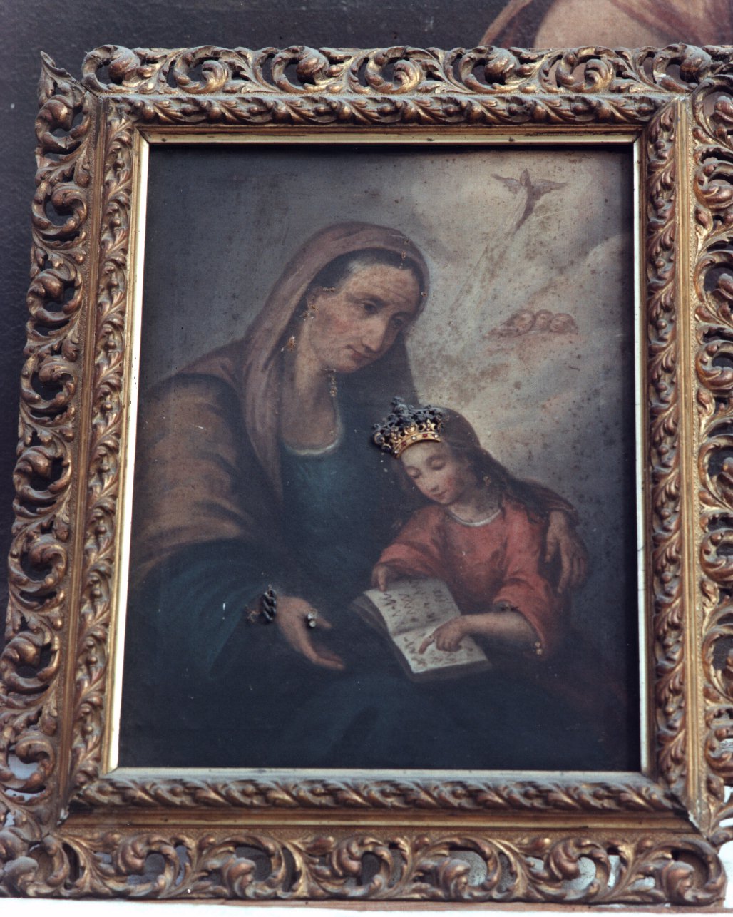 Maria Vergine bambina e Sant'Anna (dipinto) - ambito napoletano (seconda metà sec. XVII)