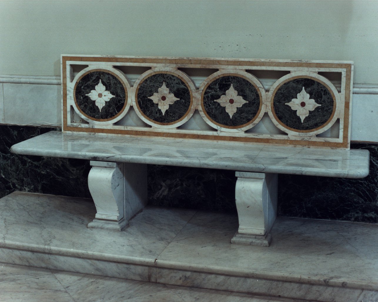 sedile - bottega napoletana (sec. XVIII, sec. XX)