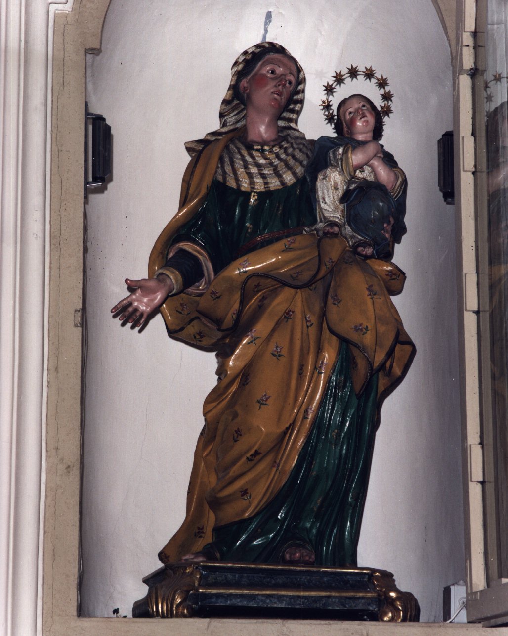 Maria Vergine bambina e Sant'Anna (gruppo scultoreo) - bottega napoletana (seconda metà sec. XVIII)