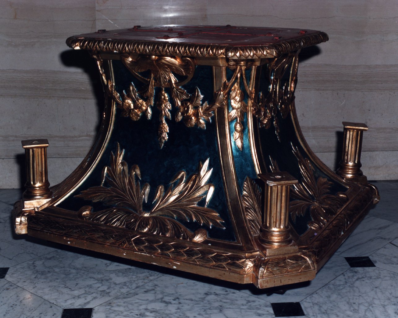 base processionale - bottega napoletana (metà sec. XX)