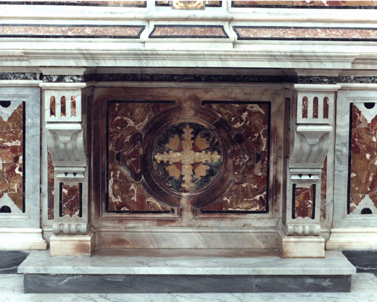 paliotto, elemento d'insieme di Troccola Domenico Antonio (sec. XVIII)
