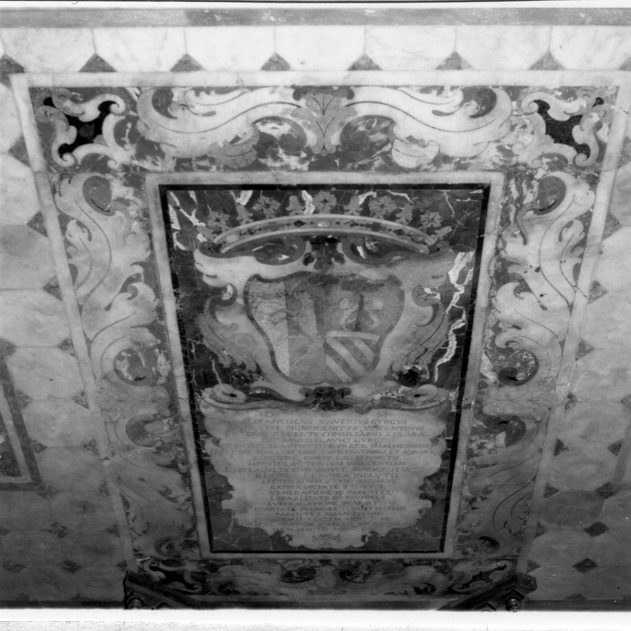 lapide tombale - bottega napoletana (sec. XVIII)