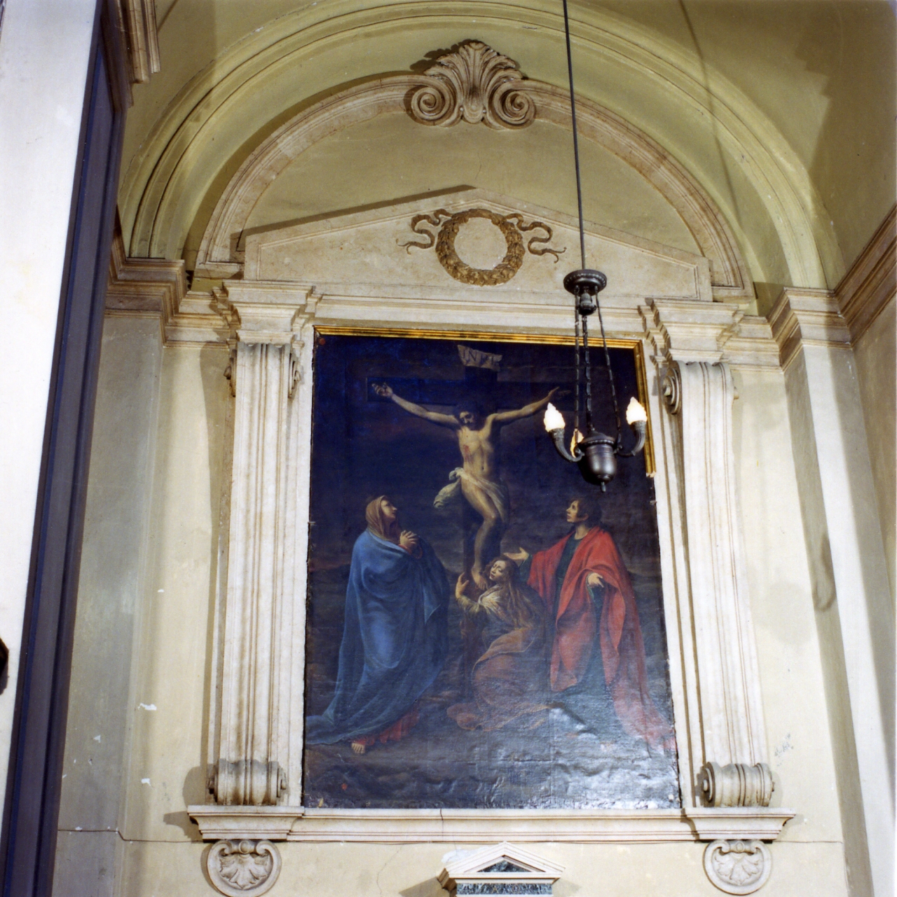 cornice a impostazione architettonica di dipinto di Broggia Giovanni Battista (sec. XVIII)