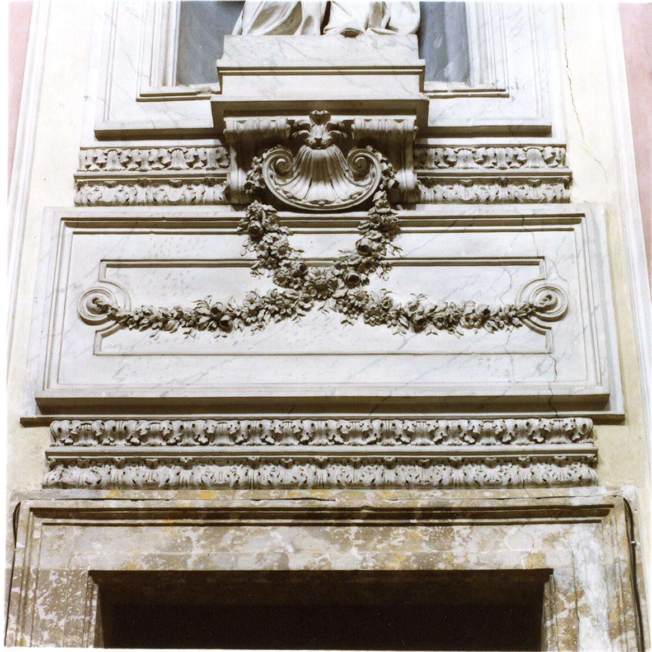 decorazione plastica, serie di Broggia Giovanni Battista (sec. XVIII)