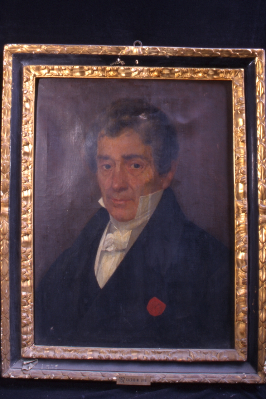 ritratto di Luigi Cherubini (dipinto) di Vittozzi Achille (ultimo quarto sec. XIX)