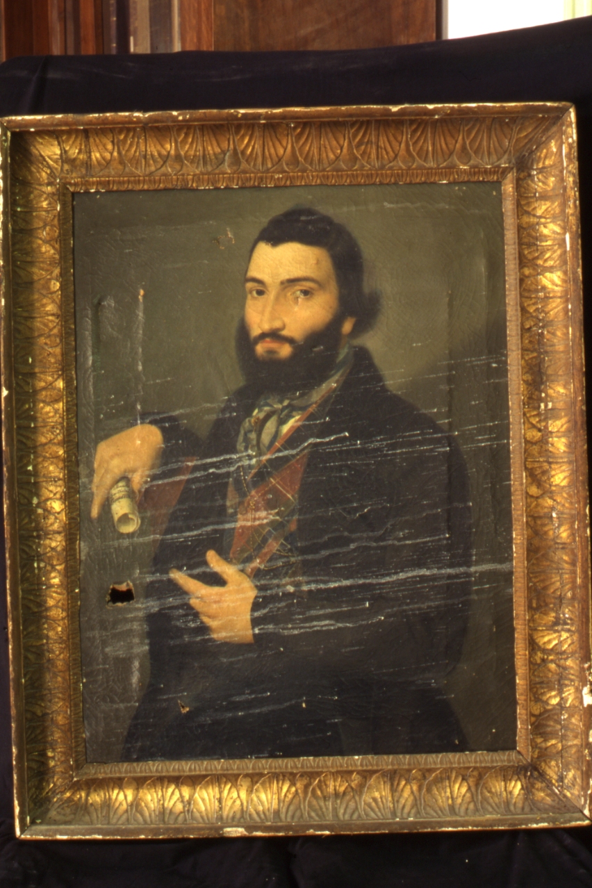 ritratto di Vincenzo Battista (dipinto) di Maldarelli Federico (sec. XIX)