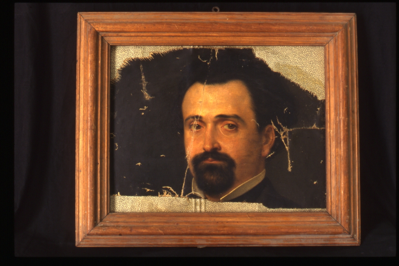 ritratto di Raffaele Mirate (dipinto, frammento) di Ruo Gennaro (sec. XIX)