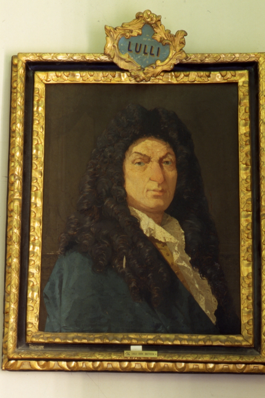 ritratto di Jean Baptiste Lully (dipinto) di Del Re Giovanni (prima metà sec. XIX)
