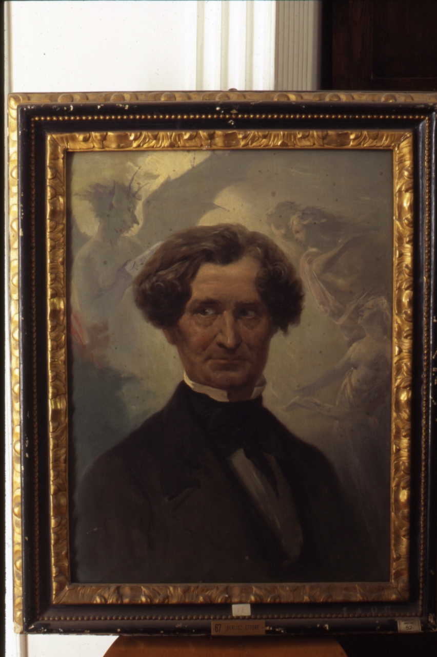 ritratto di Hector Berlioz (dipinto) di Cefaly Andrea (ultimo quarto sec. XIX)