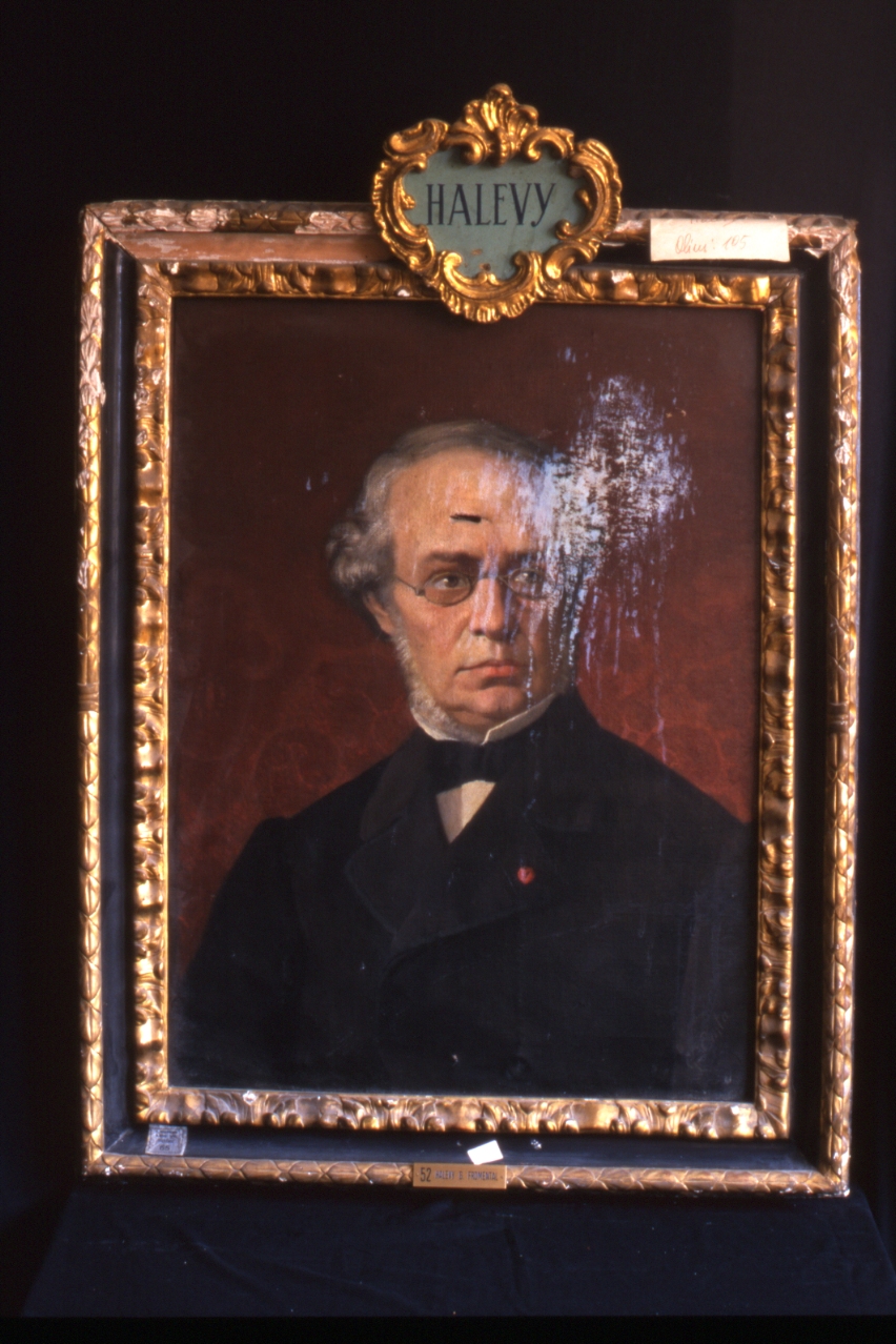 ritratto di Jacques Francois Fromental Halevy (dipinto) di Costa Giuseppe (ultimo quarto sec. XIX)