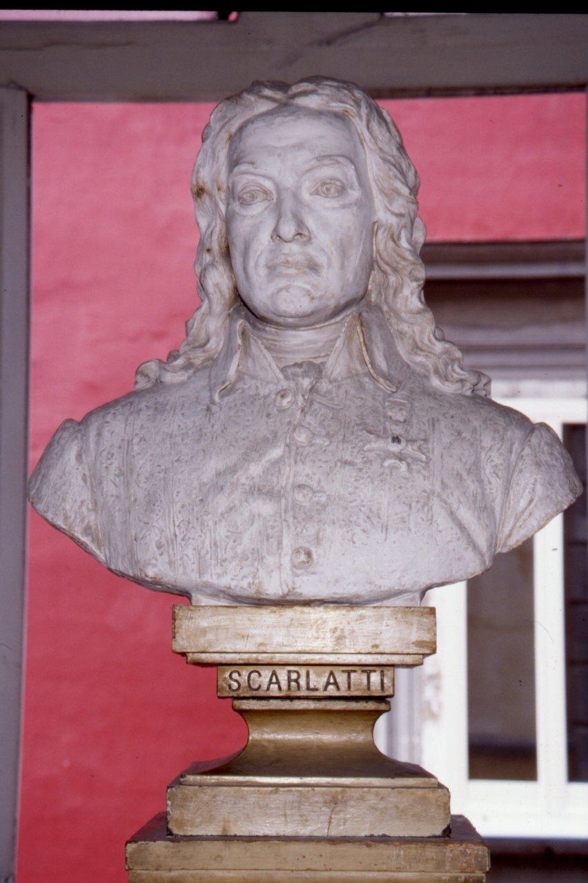 ritratto di Alessandro Scarlatti (busto) di Solari Tommaso (metà sec. XIX)