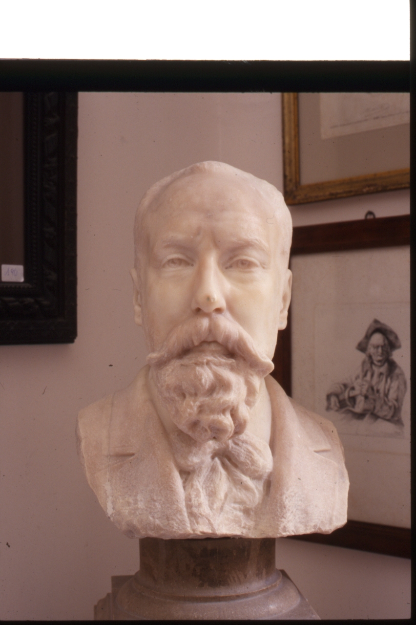 ritratto del duca Ernesto del Balzo (scultura) di Barzaghi Francesco (prima metà sec. XX)