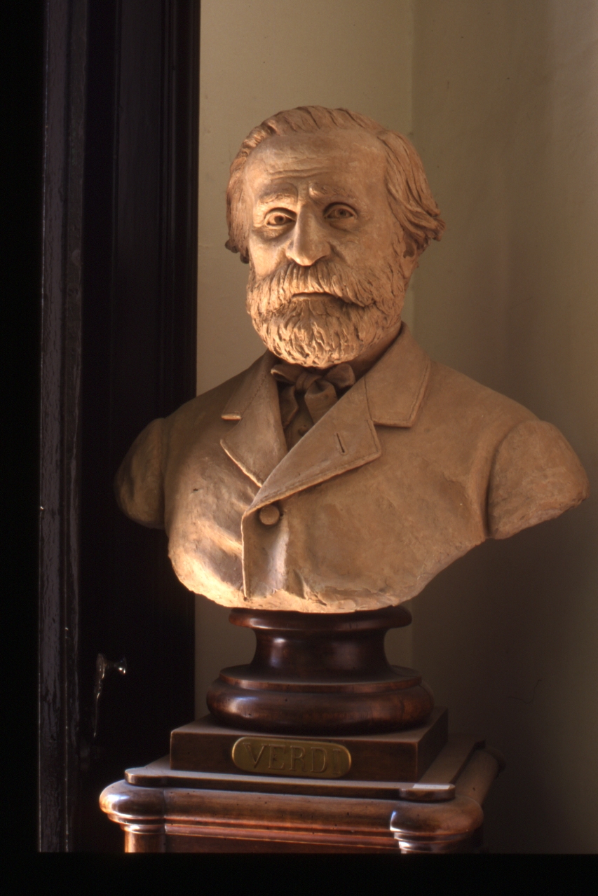 ritratto di Giuseppe Verdi (busto) di Fiore Gaetano (sec. XIX)