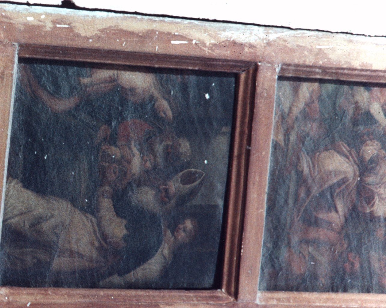 presentazione di Gesù al tempio (scomparto di polittico, elemento d'insieme) di Mele Marco (sec. XVI)