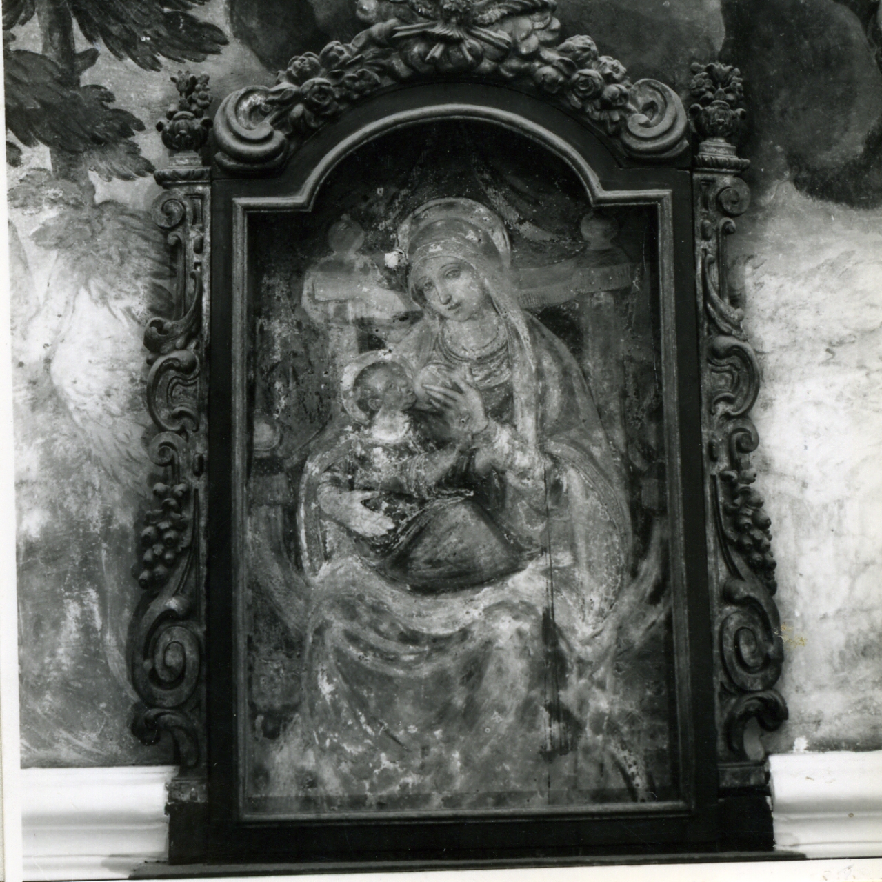 Madonna con Bambino (dipinto) - ambito napoletano (fine sec. XVII)